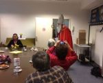 Nikolausbesuch beim Putzteam, am 07.12.2016